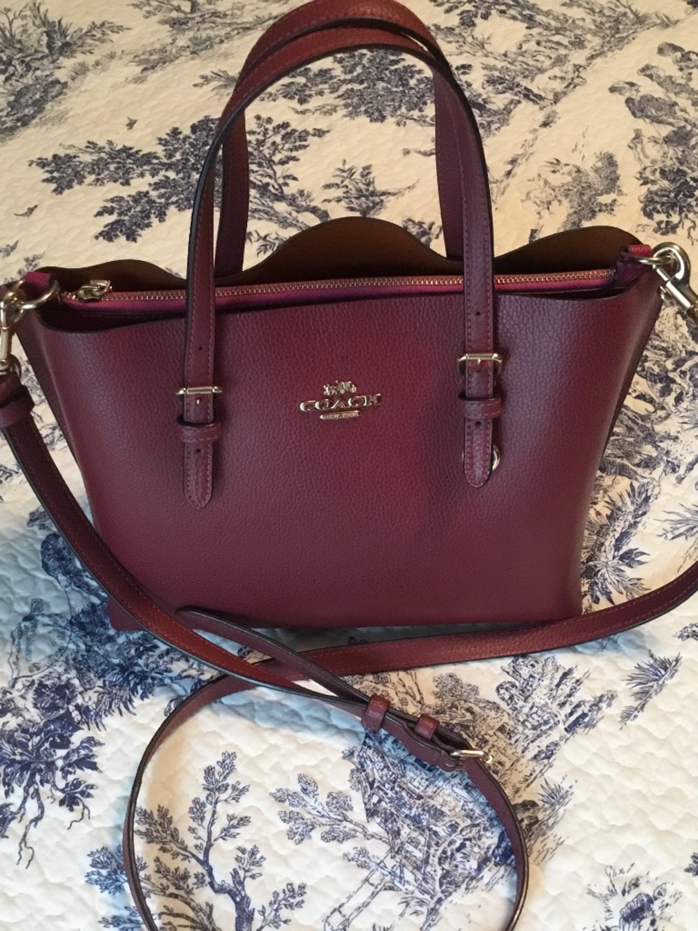 Coach Mollies Tote in Cherry